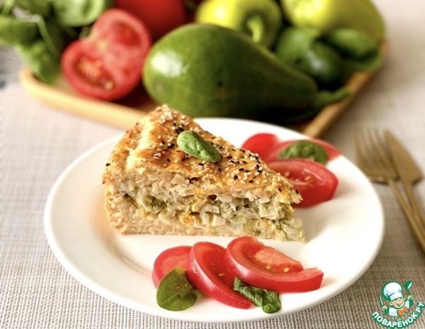 Пирог с капустой на дрожжевом тесте Пирог с капустой на дрожжевом тесте