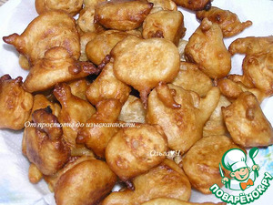 Яблочные пончики с корицей