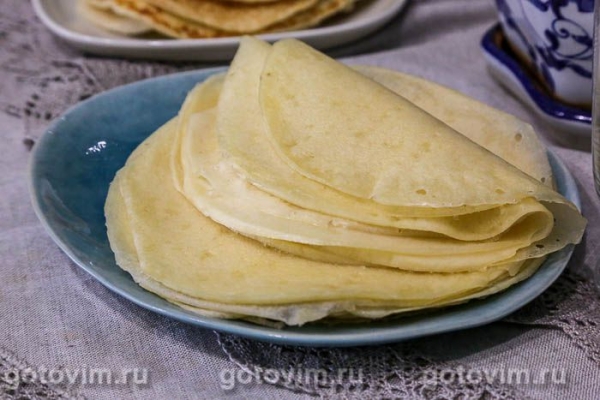 Блины дрожжевые в микроволновке Блины дрожжевые в микроволновке