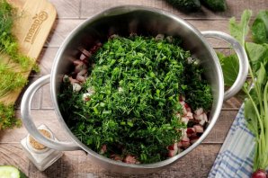 Окрошка с горчицей Окрошка с горчицей