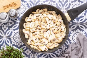 Фасоль с грибами