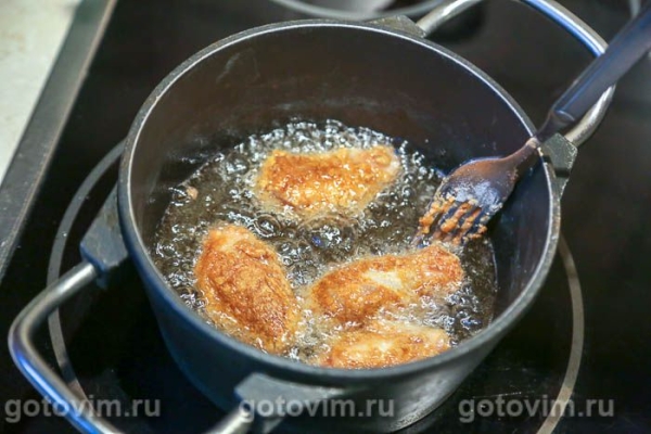 Куриные крылышки в панировке с разрыхлителем во фритюре Куриные крылышки в панировке с разрыхлителем во фритюре