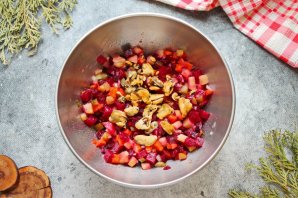 Винегрет с мидиями Винегрет с мидиями