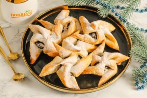 Рождественские звездочки из слоеного теста Рождественские звездочки из слоеного теста