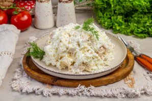 Салат "Снежная горка" Салат "Снежная горка"