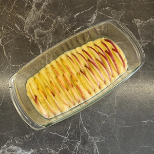 Кекс с яблоками