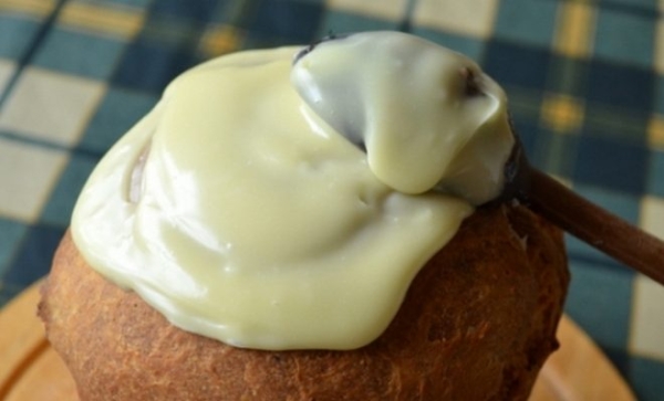 Глазурь для кулича из белого шоколада и масла
