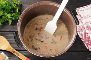 Куриная печень в мультиварке Куриная печень в мультиварке