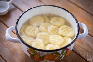 Ньокки с креветками Ньокки с креветками