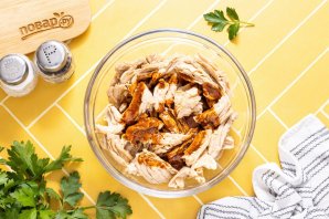 Соевое мясо в аэрогриле Соевое мясо в аэрогриле