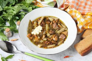 Суп с индейкой, лисичками и чечевицей Суп с индейкой, лисичками и чечевицей