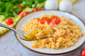 Рис с фаршем в мультиварке Рис с фаршем в мультиварке