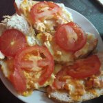 Самая ленивая пицца на батоне Самая ленивая пицца на батоне