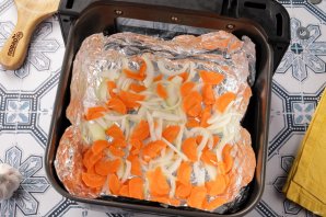 Курица с картошкой в аэрогриле Курица с картошкой в аэрогриле