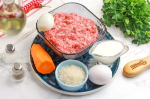 Ежики в сливочном соусе