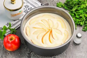 Миндально-яблочный пирог Миндально-яблочный пирог