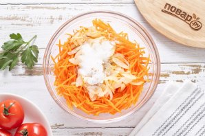 Помидоры фаршированные морковью Помидоры фаршированные морковью