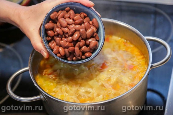 Щи летние с фасолью и белыми грибами Щи летние с фасолью и белыми грибами