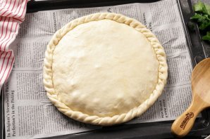 Бездрожжевой пирог с курицей Бездрожжевой пирог с курицей