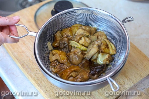 Соус из соленых грибов со сметаной и яйцами Соус из соленых грибов со сметаной и яйцами