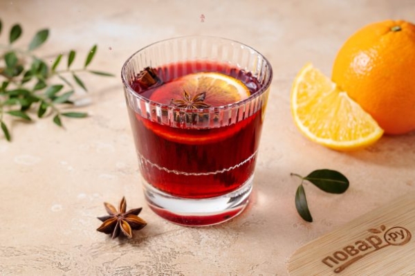 Глинтвейн с апельсином Глинтвейн с апельсином