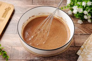 Торт из профитролей со сметанным кремом