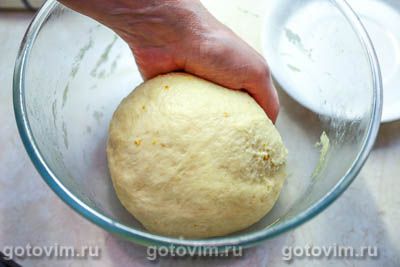 Тесто для булочек с апельсиновой цедрой Тесто для булочек с апельсиновой цедрой