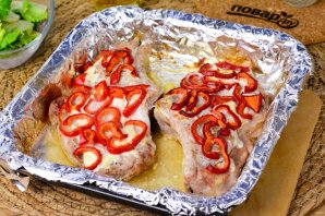 Отбивные из свинины с перцем Отбивные из свинины с перцем