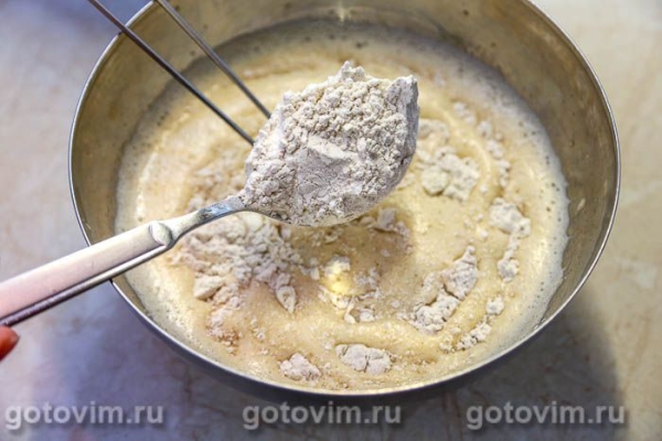 Панкейки из яблочного пюре с корицей