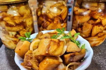 Баклажаны как шашлык на зиму