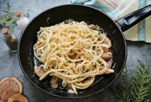 Лингвини с курицей