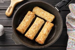 Блины с мясом и рисом