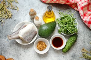 Салат с треской и авокадо Салат с треской и авокадо