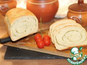 Хлеб из слоеного теста с травами Хлеб из слоеного теста с травами