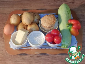 Картофельная пицца с начинкой Картофельная пицца с начинкой