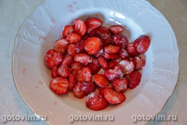 Тарт с клубникой с заварным кремом Тарт с клубникой с заварным кремом