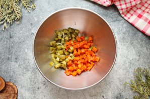 Винегрет с мидиями Винегрет с мидиями