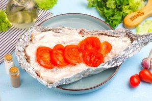 Минтай в фольге в духовке
