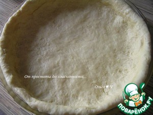 Открытый пирог с вишней Открытый пирог с вишней