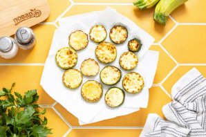 Жареные кабачки с чесноком на зиму