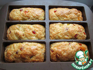 Творожный штоллен с кумкватом, вишней, курагой Творожный штоллен с кумкватом, вишней, курагой