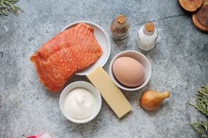 Сырные шарики с красной рыбой Сырные шарики с красной рыбой