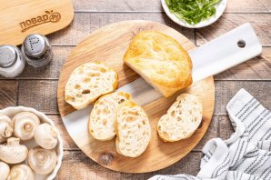 Брускетта с грибами Брускетта с грибами