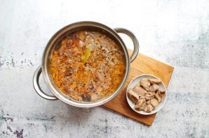 Суп с индейкой, лисичками и чечевицей Суп с индейкой, лисичками и чечевицей