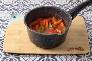 Лечо с томатной пастой из болгарского перца на зиму Лечо с томатной пастой из болгарского перца на зиму