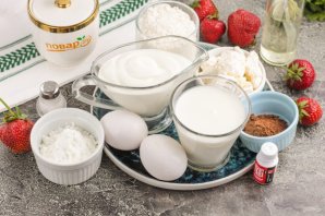 Торт "Красный бархат" на кефире Торт "Красный бархат" на кефире