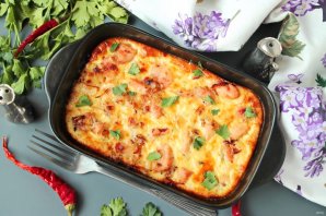 Запеканка из лососевых молок Запеканка из лососевых молок