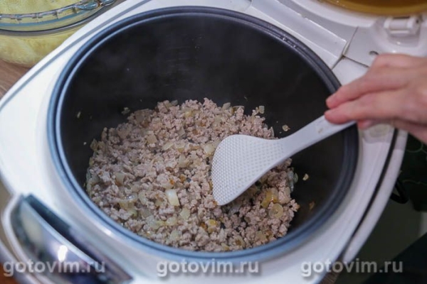 Бризоль из мясного фарша в мультиварке