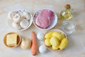 Жаркое с грибами в горшочках Жаркое с грибами в горшочках