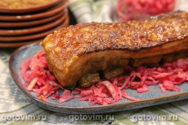 Свинина с хрустящей корочкой по-кантонски Свинина с хрустящей корочкой по-кантонски